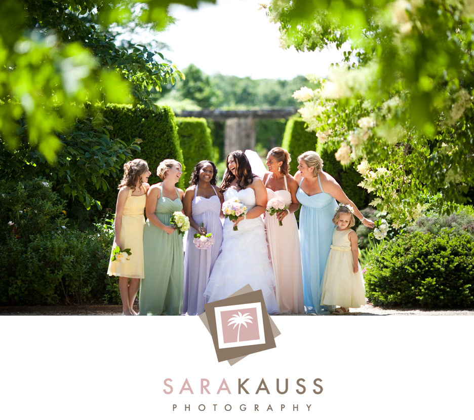 Milwaukee Wisconsin Wedding 9 Bridesmaids Boerner Botanical Garden